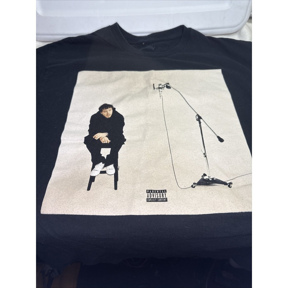 Jack Harlow Graphic T-shirt Mens Size Large Gray Short Sleeve Adult Cotton